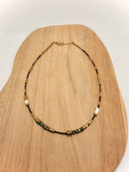 Collier Milan ZOUZBIJOUX porté, longueur réglable