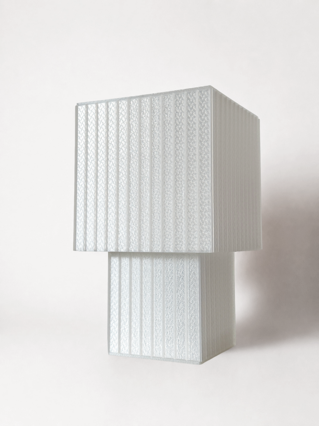 Lampe Cube Blanche - Méré