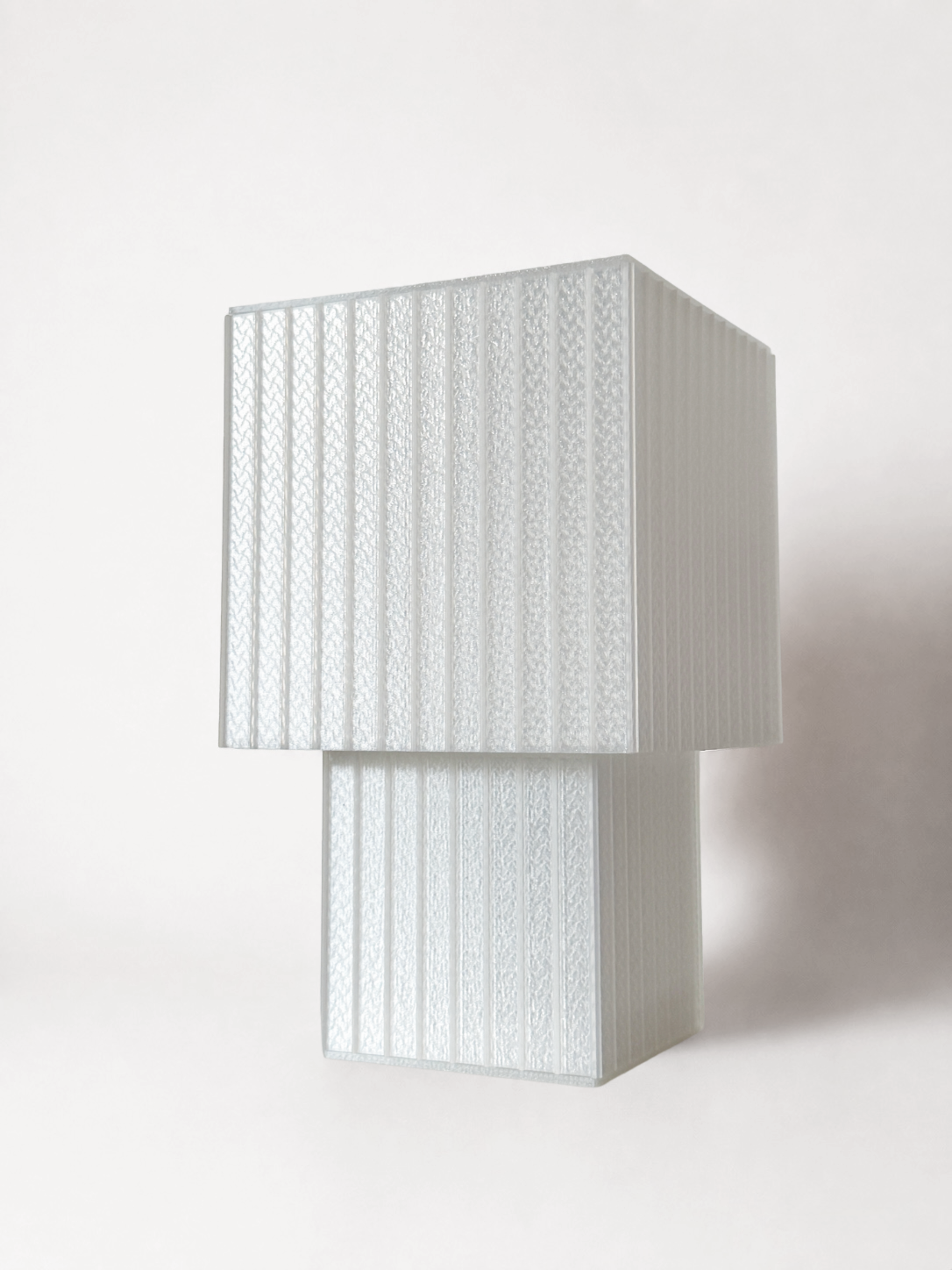 Lampe Cube Blanche - Méré