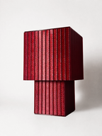 Lampe Cube Burgundy - Méré