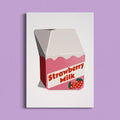 Print Strawberry Milk A5 - Spark Room