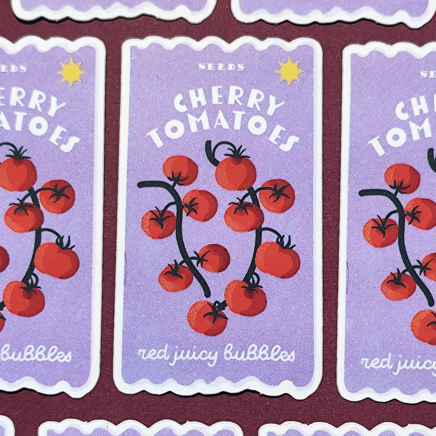 Sticker Cherry Tomatoes Seeds - Spark Room