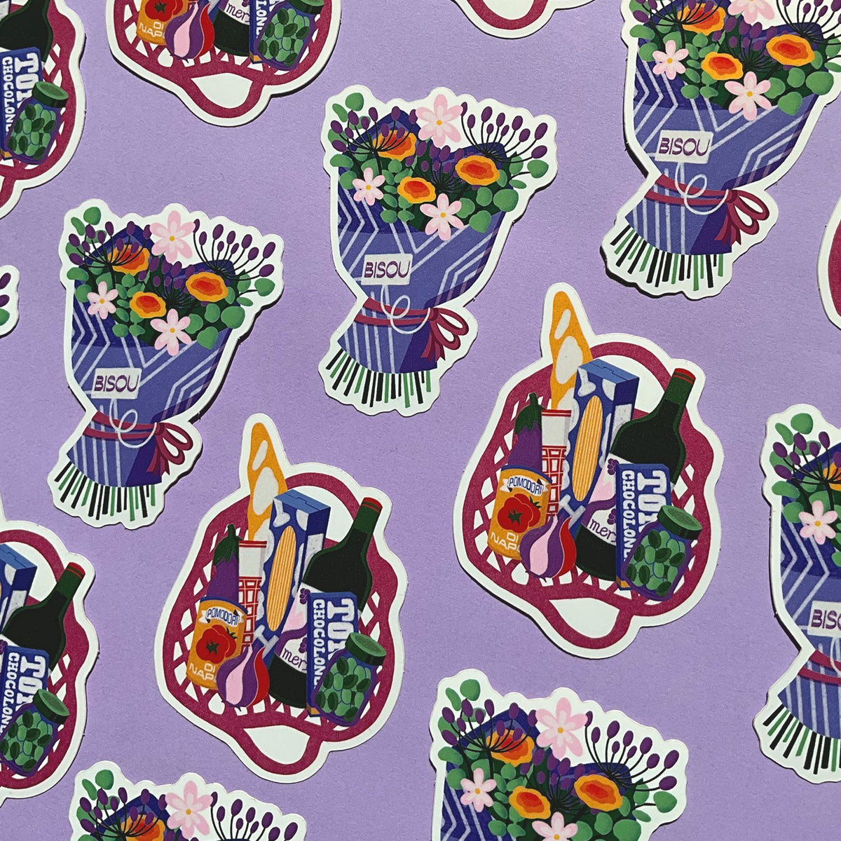 Stickers Tu viens dîner ce soir - Spark Room