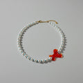 Collier London ZOUZBIJOUX, zoom homard en verre soufflé 2,5 cm