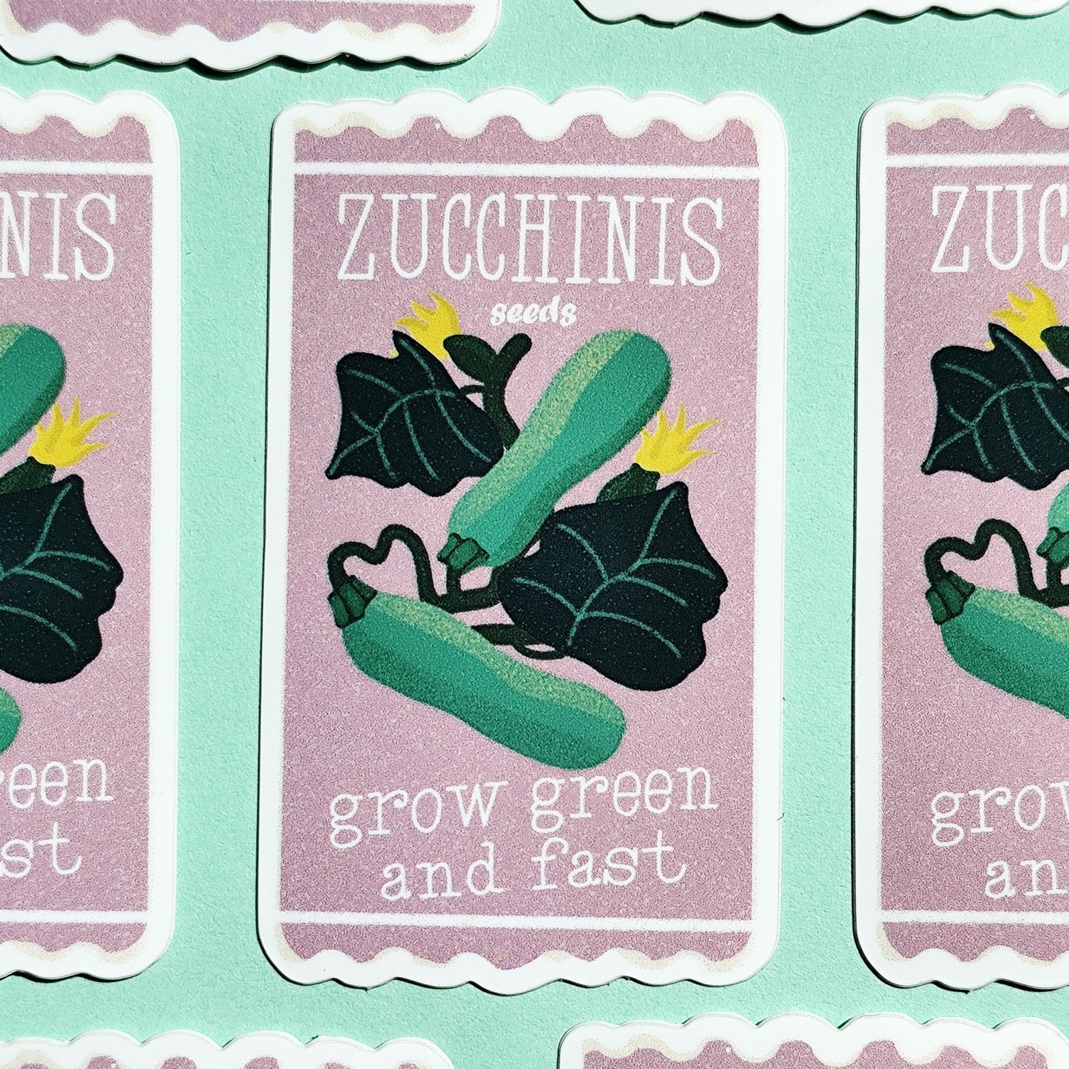 Sticker Zucchini Seeds - Spark Room