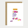 Carte humour Allergic to Stupid People – All The Ways to Say – boutique Little Green Cocoon Bordeaux