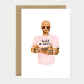 Carte humour Bald and Sexy – All The Ways to Say – boutique Little Green Cocoon Bordeaux