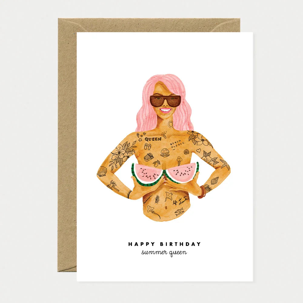 Carte Happy birthday Summer queen – All The Ways to Say