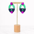 Arceau Vert - boucles d'oreilles Beau-en-Boucle