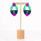 Arceau Vert - boucles d'oreilles Beau-en-Boucle