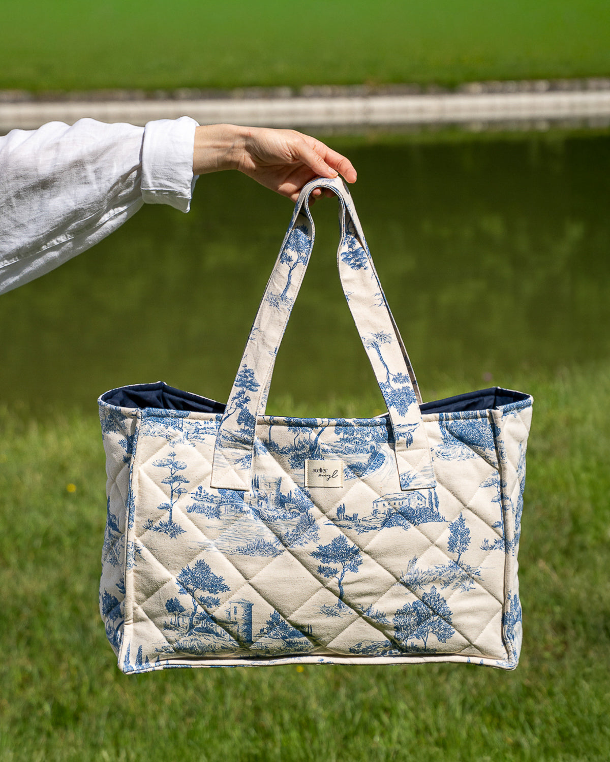 Cabas Toile de Jouy - Atelier Meyl
