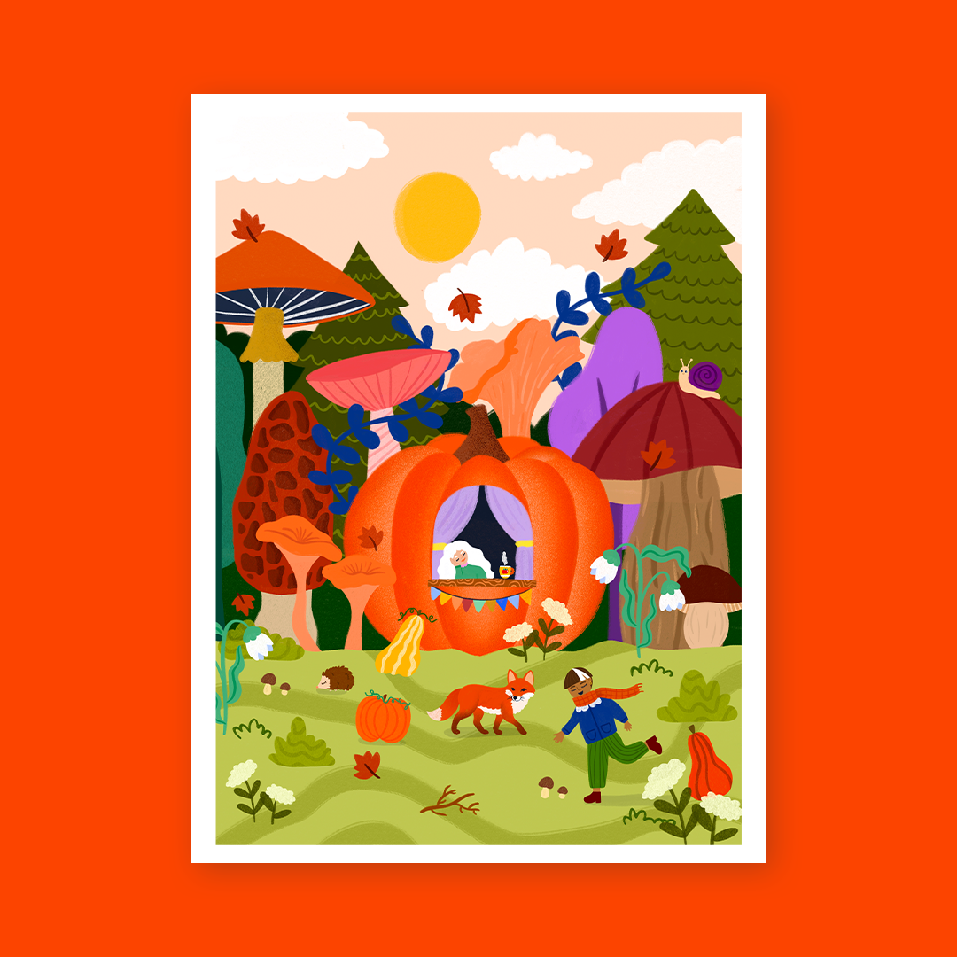 Affiche Automne - Atelier Lune