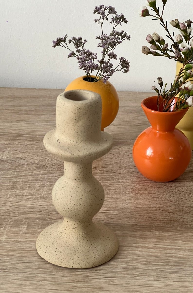 Bougeoir TOSKA beige - B&Inside