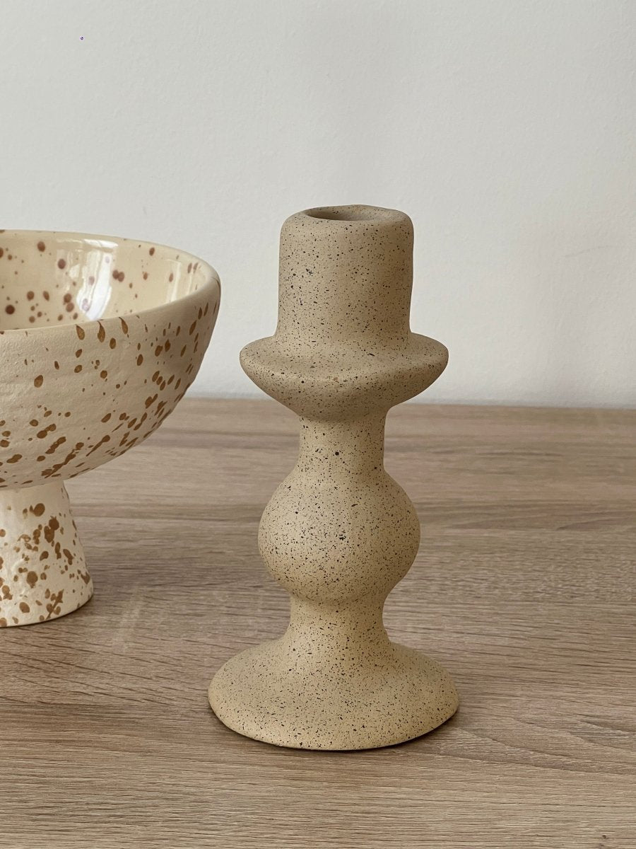 Bougeoir TOSKA beige - B&Inside