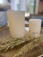 TWIST grande bougie ivoire