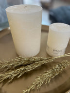 TWIST grande bougie ivoire