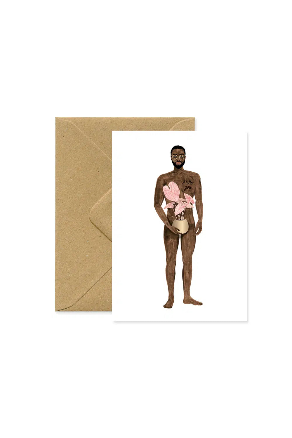 Carte illustration Naked Boy – All The Ways to Say – boutique Little Green Cocoon Bordeaux