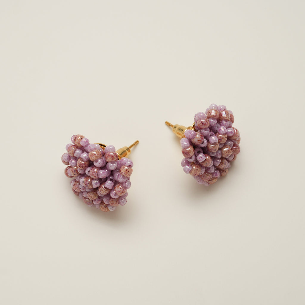 Boucles d'oreilles Hortensia Rétro - Chamini