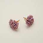 Boucles d'oreilles Hortensia Rétro - Chamini