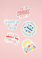 Sticker Ask me about my cat