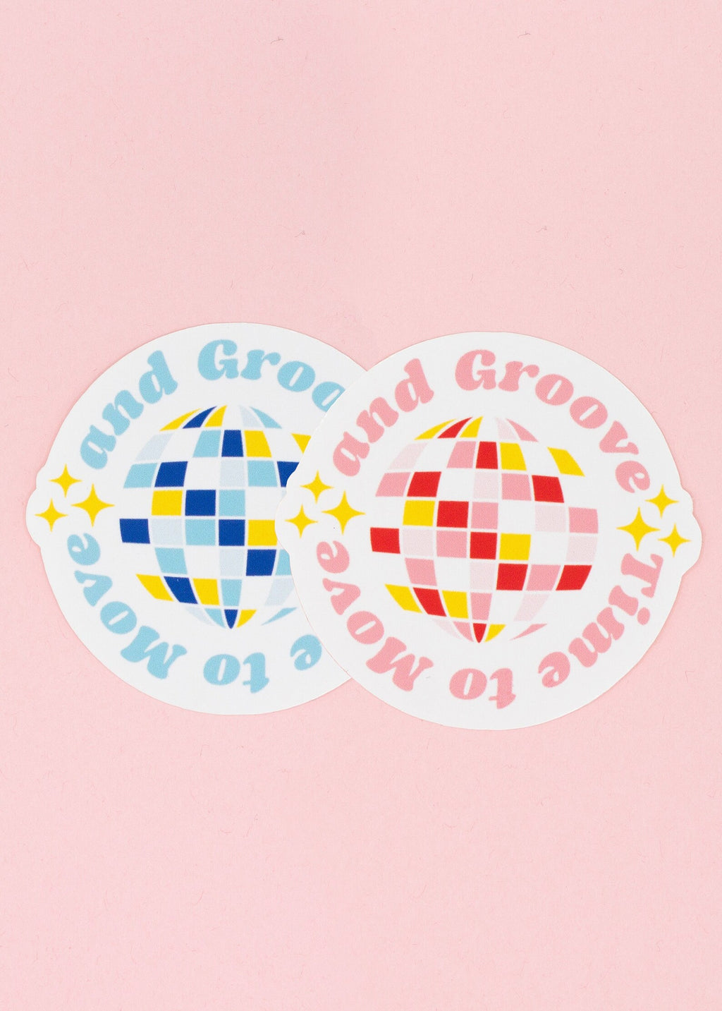 Sticker Time to move and groove