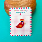 Pin's oiseau rouge