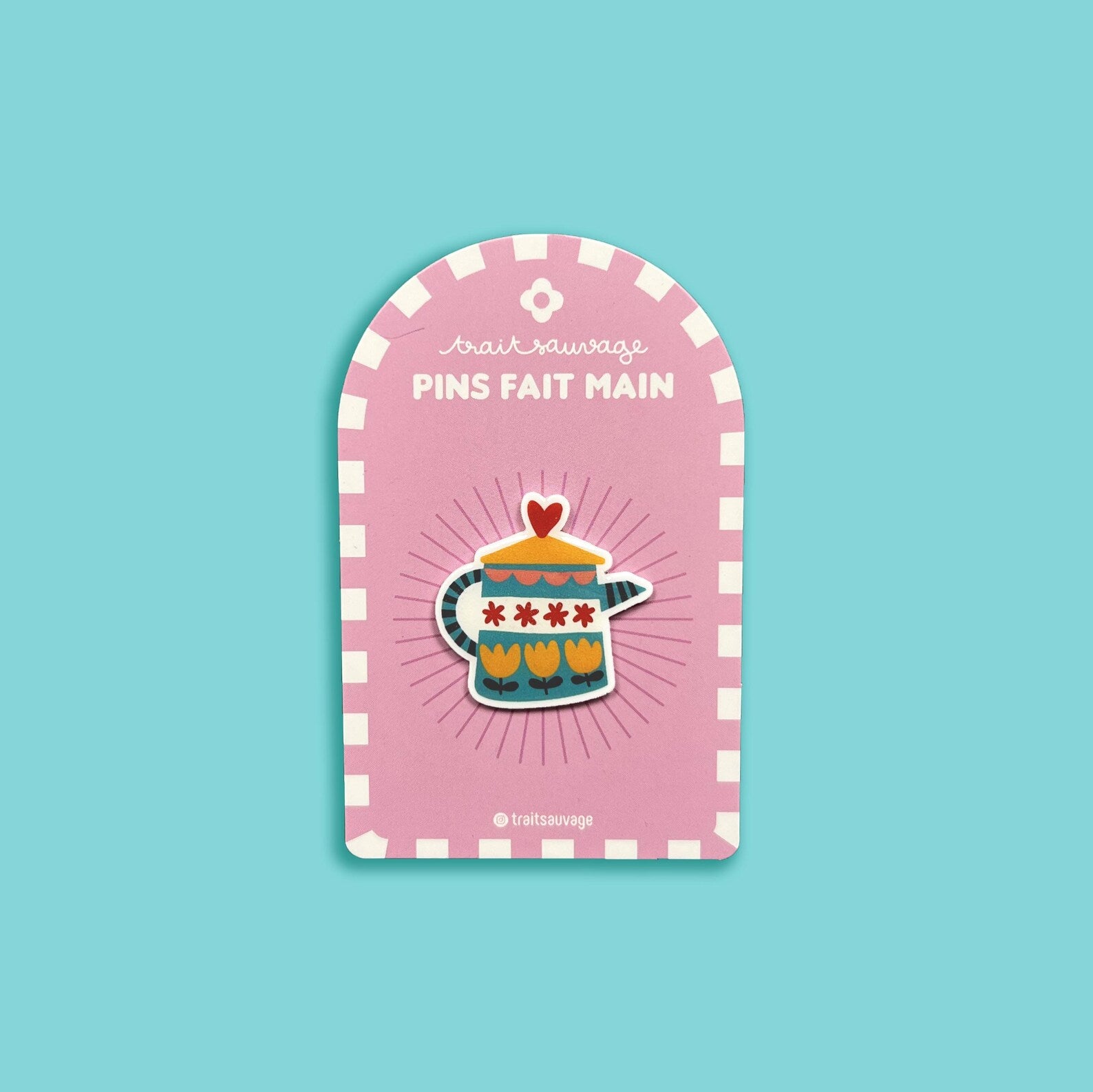 Pin's broche théière