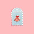Pin's chat cœur