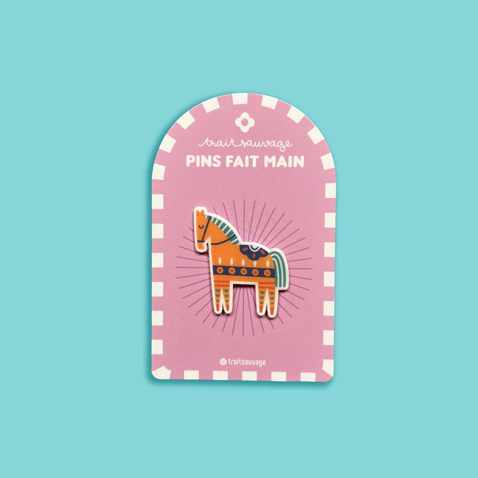 Pin's cheval
