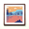 Poster Lac Tahoe 20×20