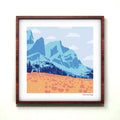 Poster Les Pyrénées 20×20
