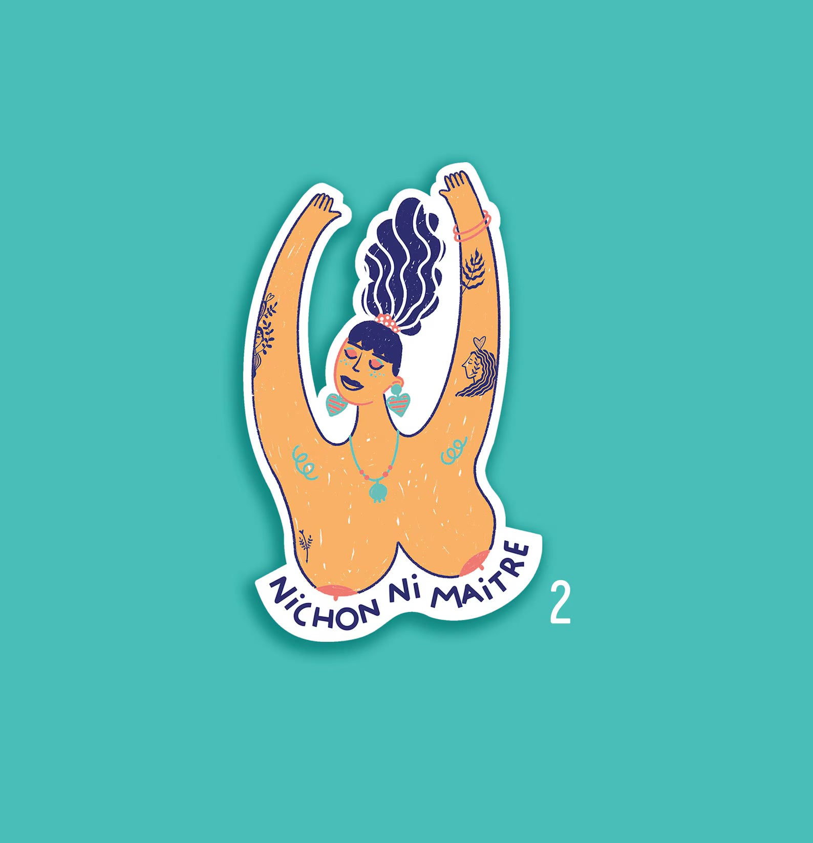 Stickers Trait Sauvage