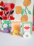 Porte-photo fleur Polaroid blanc - Mimiarthome