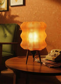 Lampe design ondulée orange - Mimiarthome