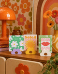 Porte-photo fleur Polaroid violet - Mimiarthome