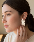 Boucles Polla Mini Cuivre – Cuir