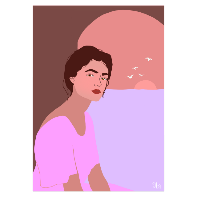 Affiche A4 — L'appel de l'océan - Aude Bernardet