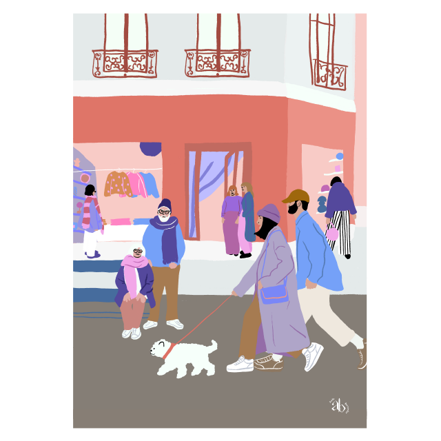 Affiche A4 — Le concept store - Aude Bernardet