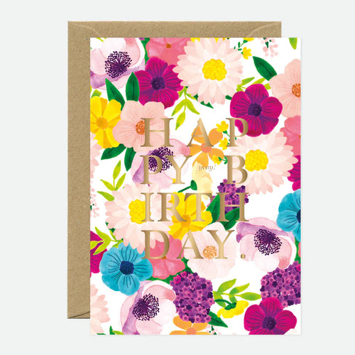 Carte anniversaire Fleurs – All the ways to say
