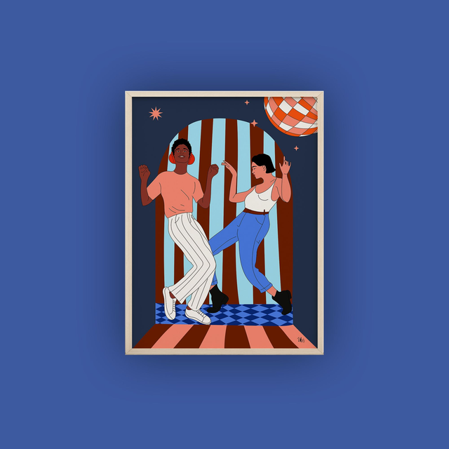 Affiche A4 — La piste de danse