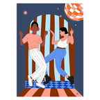 Affiche A4 — La piste de danse - Aude Bernardet