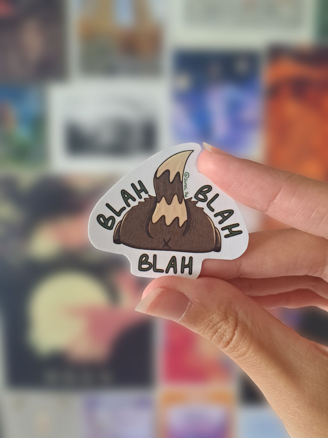 Sticker Blah Blah Blah - sunni.llu