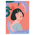 Affiche A4 — Le fruit défendu - Aude Bernardet