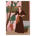 Affiche A4 — Le patio - Aude Bernardet
