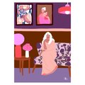 Affiche A4 — Her safe place - Aude Bernardet