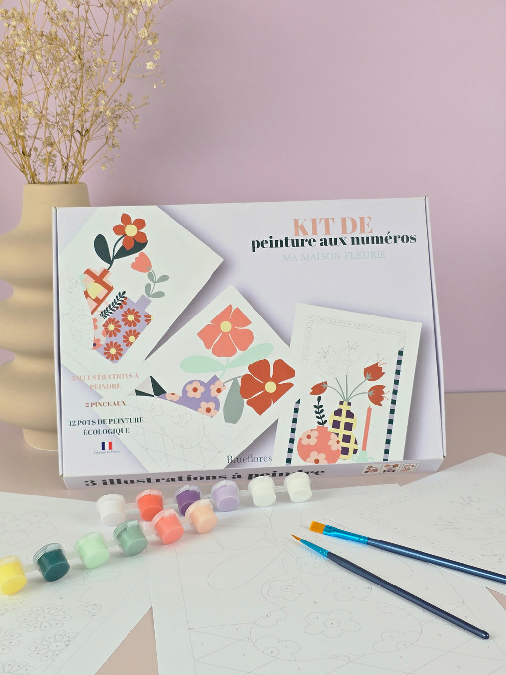 Kit Peinture aux Numéros – Ma Maison Fleurie