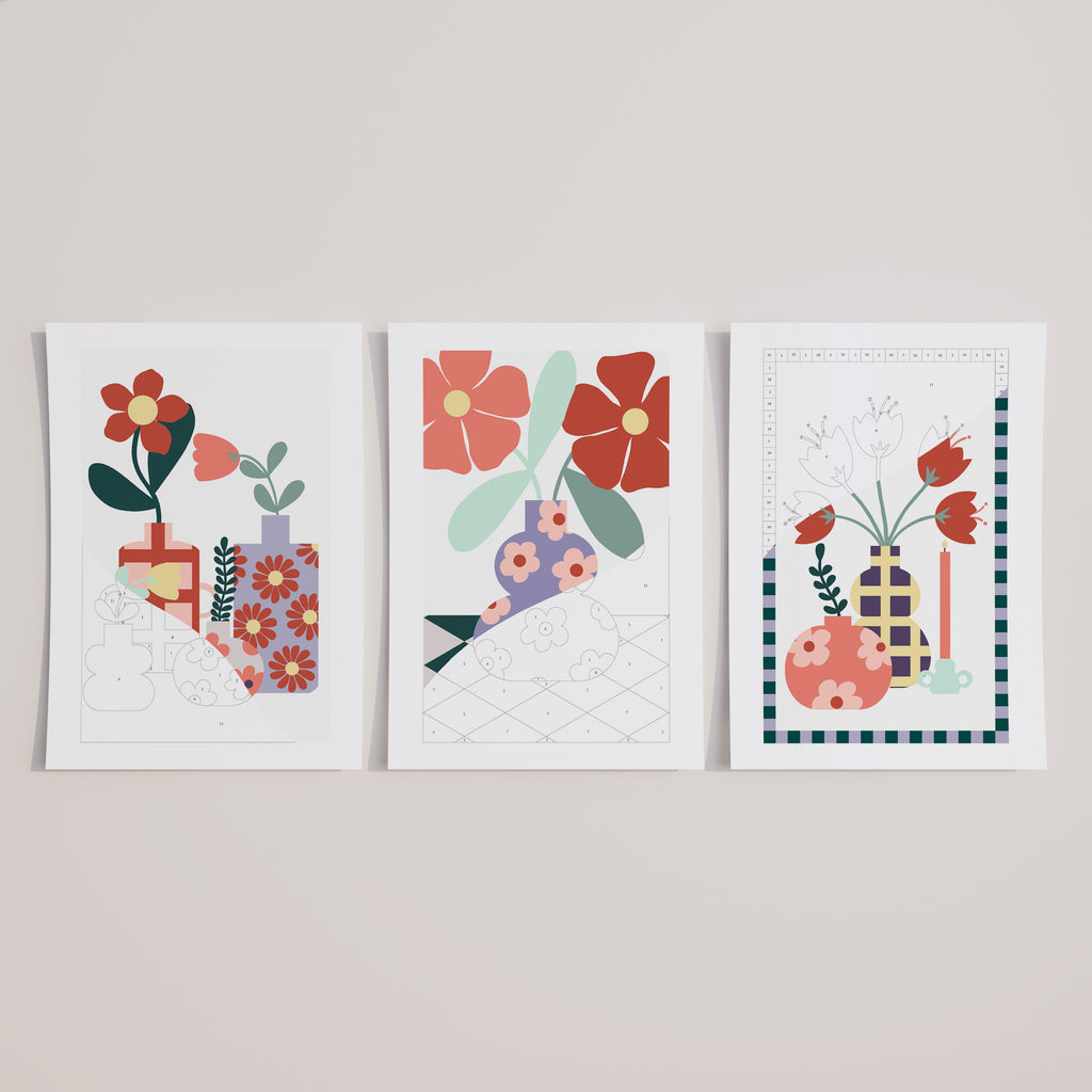 Kit Peinture aux Numéros – Ma Maison Fleurie