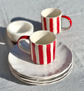 STRIPE Mug rouge