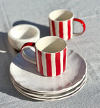 STRIPE Mug rouge