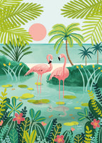 Puzzle Flamant